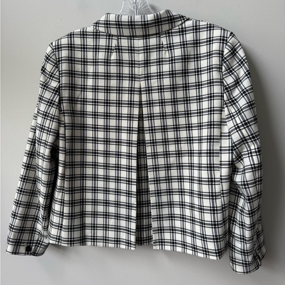 J. Crew Collection Blazer Jacket in Plaid Italian City Wool Blend - Picture 3 of 7